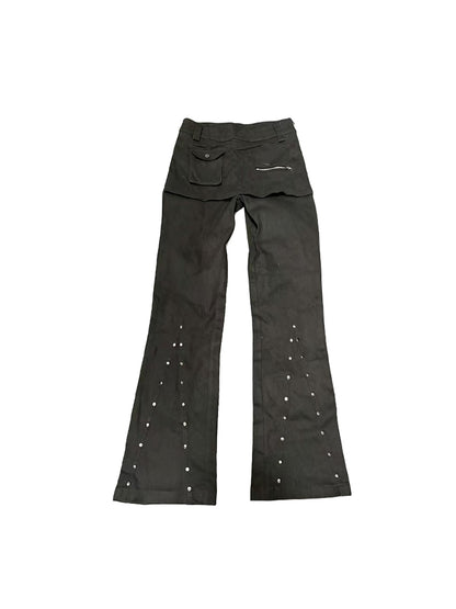DETW_OnLine_Crown_Embroidered_Washed_Studded_Structured_Side_Zip_Stacked_Women&
