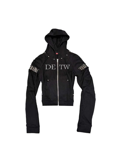DETW_OnLine_Dark_Street_Punk_Studded_Raglan_Sleeve_Drawstring_Women&