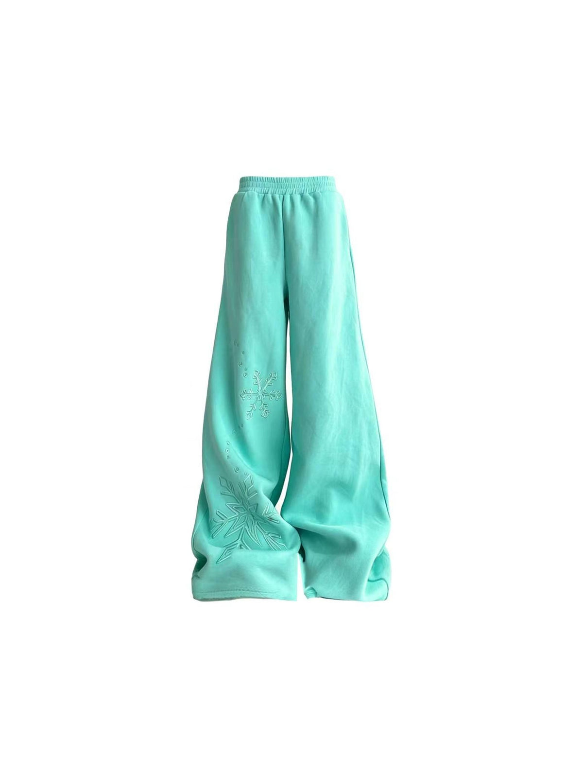 DETW_OnLine_Mint_Green_Embroidered_Letter_Loose_Straight_Women&