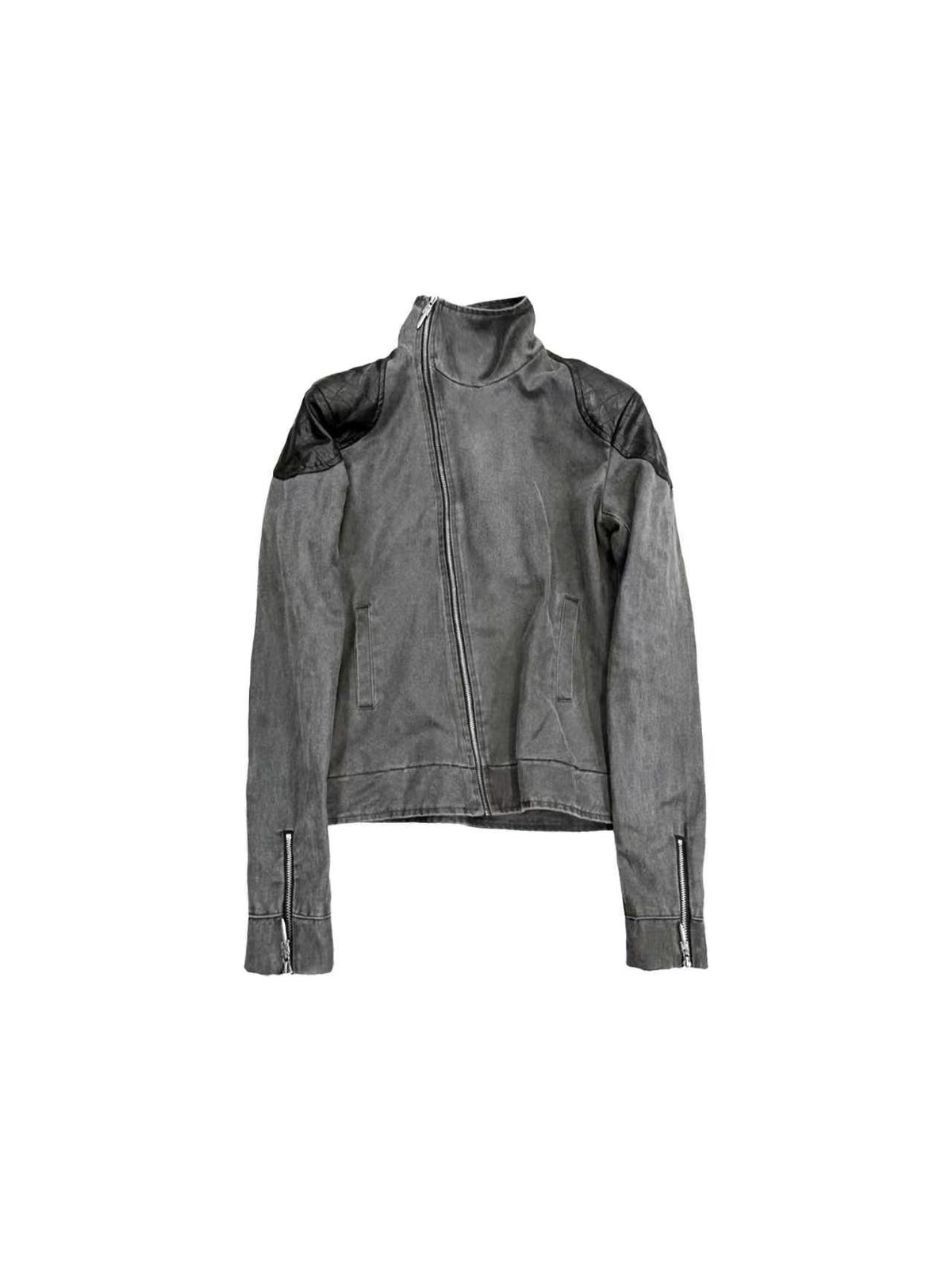 DETW_OnLine_Washed_Faux_Leather_Panelled_Diamond_Quilted_Distressed_Metal_Badge_Women&
