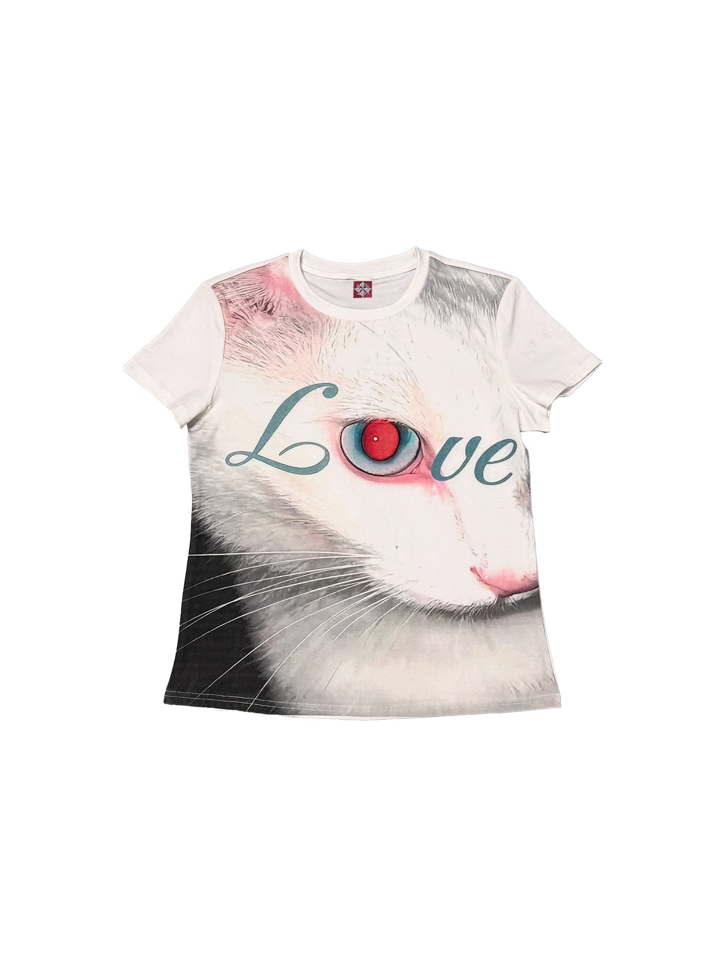 DETW_onLine_3d_Cat_Digital_Print_Polo_Collar_Slimming_Women&