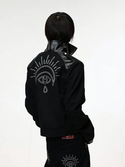 DETW onLine 3d Embroidered Wax Coated Patchwork Women&