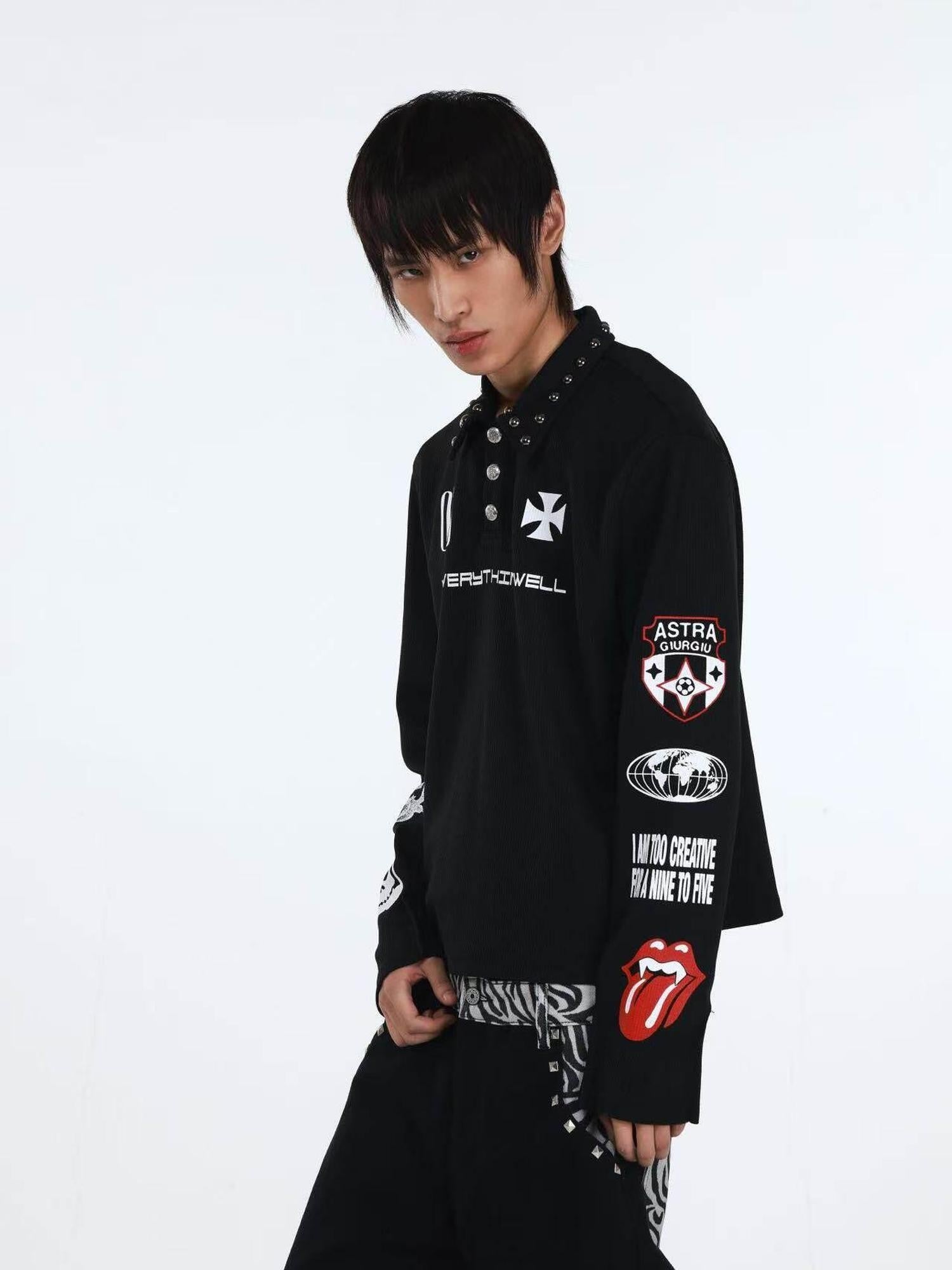DETW onLine American Retro Studded Print Women&