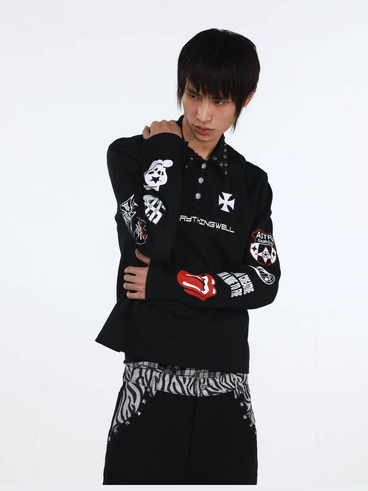 DETW onLine American Retro Studded Print Women&