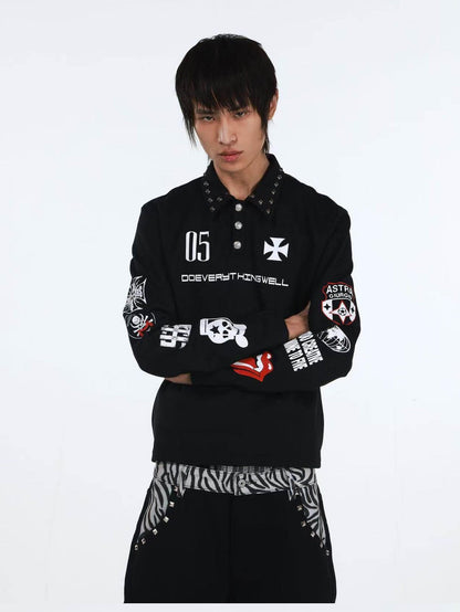 DETW onLine American Retro Studded Print Women&