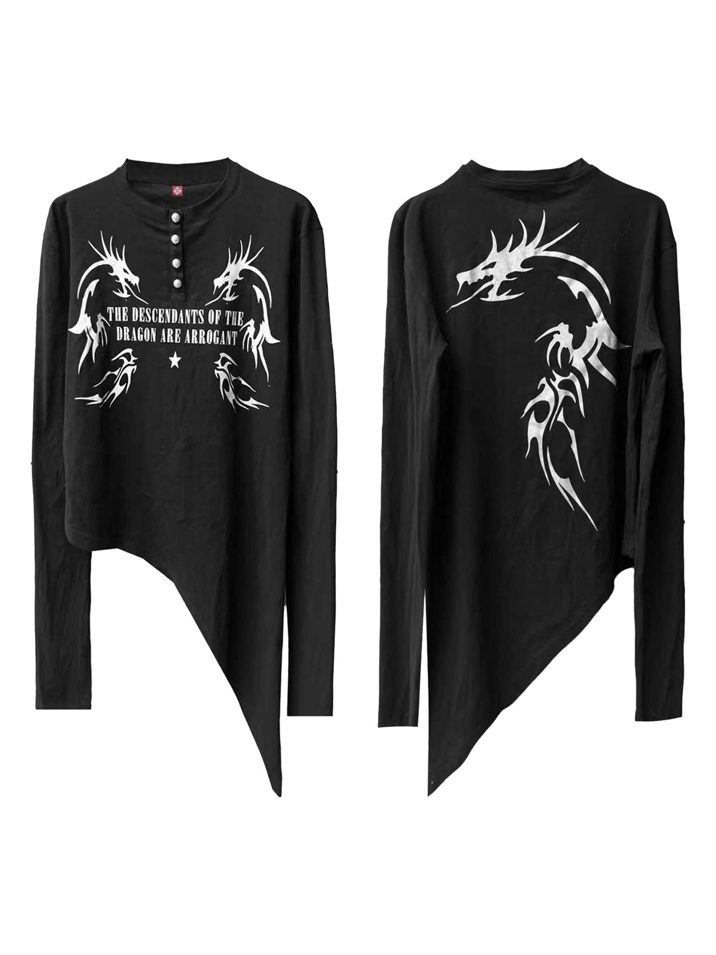DETW_onLine_Asymmetrical_Gold_Dragon_Hot_Stamped_Women&