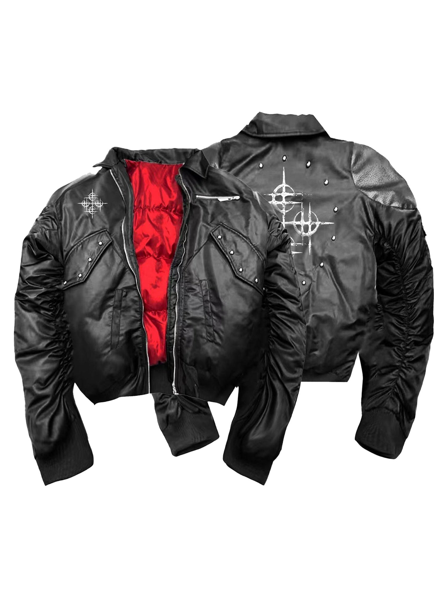 DETW_onLine_Black_Armor_Patchwork_Embroidered_Women&