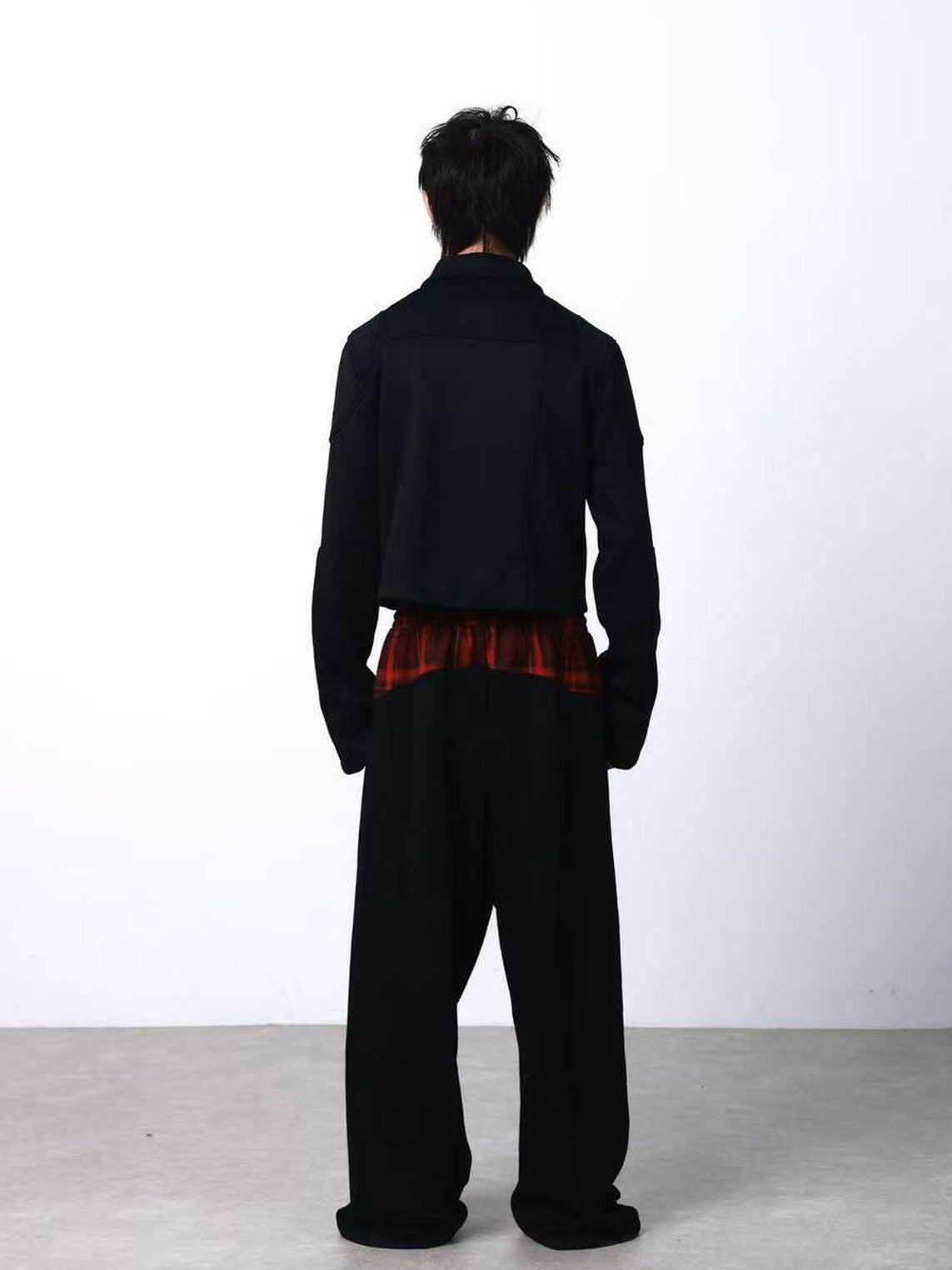 DETW onLine Black Armored Metal Button Palace Lapel Women&
