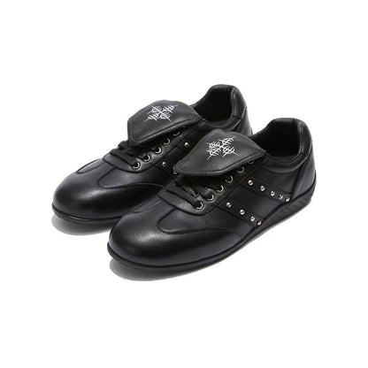 DETW_onLine_Black_Cross_Studded_Metal_Buckle_Goodyear_Women&