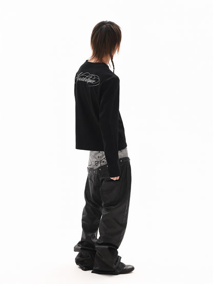 DETW onLine Black Glitter Union Jack Rhinestone Women&