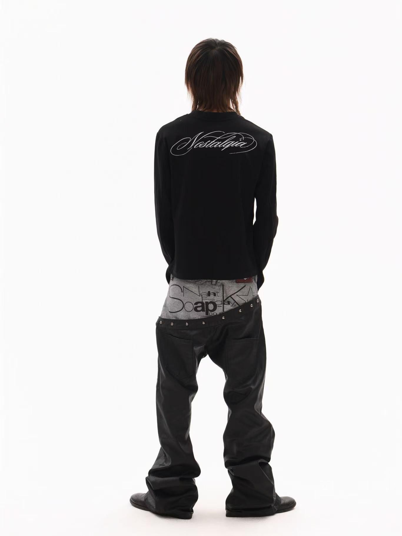 DETW onLine Black Glitter Union Jack Rhinestone Women&