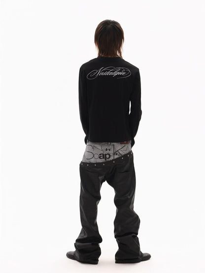DETW onLine Black Glitter Union Jack Rhinestone Women&
