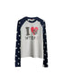 DETW_onLine_Black_Grey_Heart_Cat_Print_Spliced_Women&