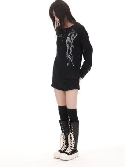 DETW onLine Black Panther Digital Print Women&