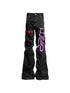 DETW_onLine_Black_Purple_Thread_Rivet_Embroidered_Letter_Women&