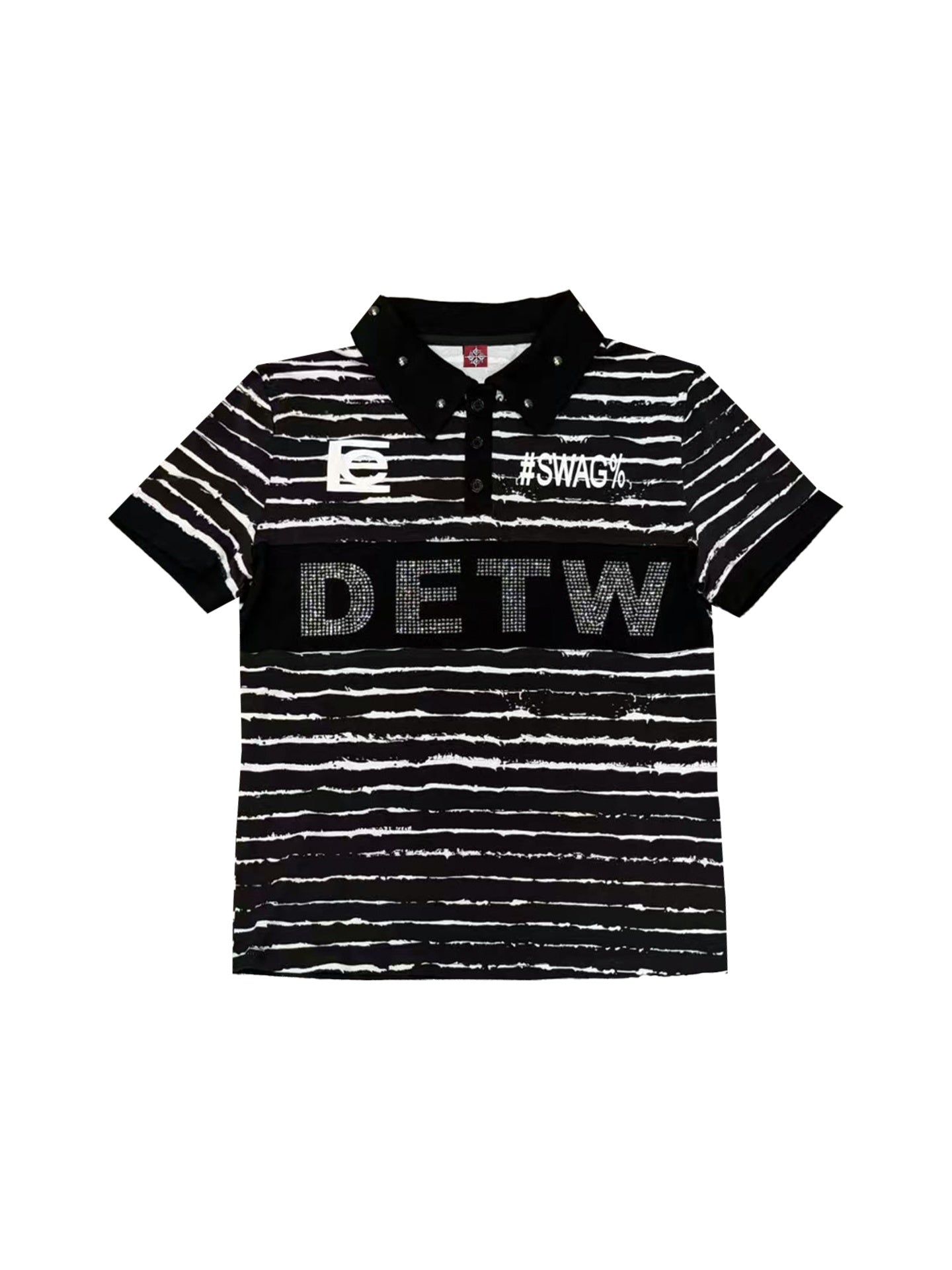 DETW_onLine_Black_Thorn_Stripe_Rhinestone_Women&