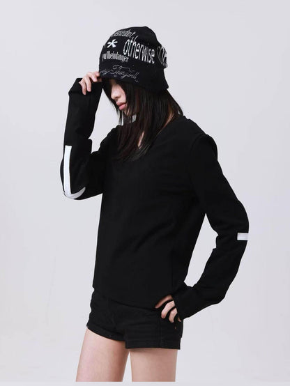 DETW onLine Black White Jacquard Star Studs Litchi Leather Embroidery Women&