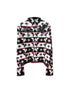 DETW_onLine_Black_White_Pegasus_Starry_Animal_Knit_Stand_Collar_Women&