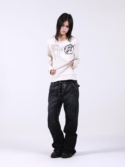 DETW onLine Bone Apricot Double Layer Faux Digital Print Women&