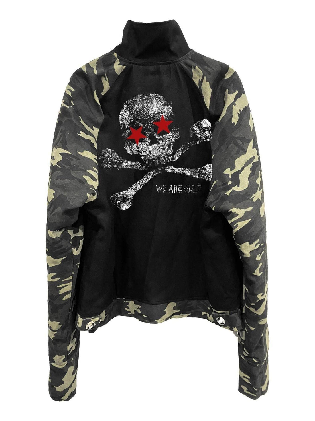 DETW onLine Camo Skull Button Placket Workwear Women&