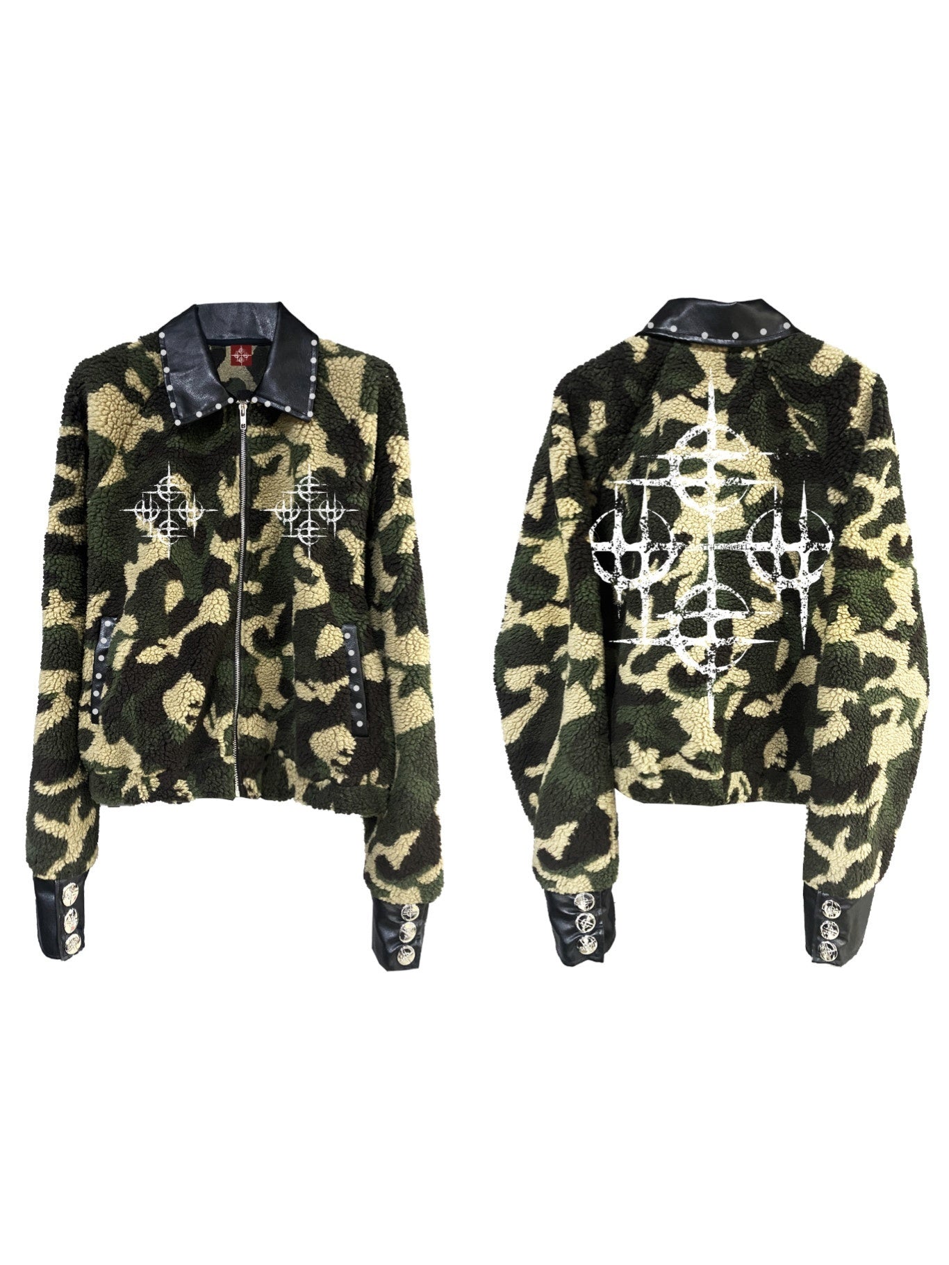 DETW_onLine_Camouflage_Embroidered_Patched_Leather_Studded_Women&
