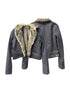 DETW_onLine_Cement_Gray_Studded_Asymmetric_Zip_Fur_Collar_Cropped_Women&
