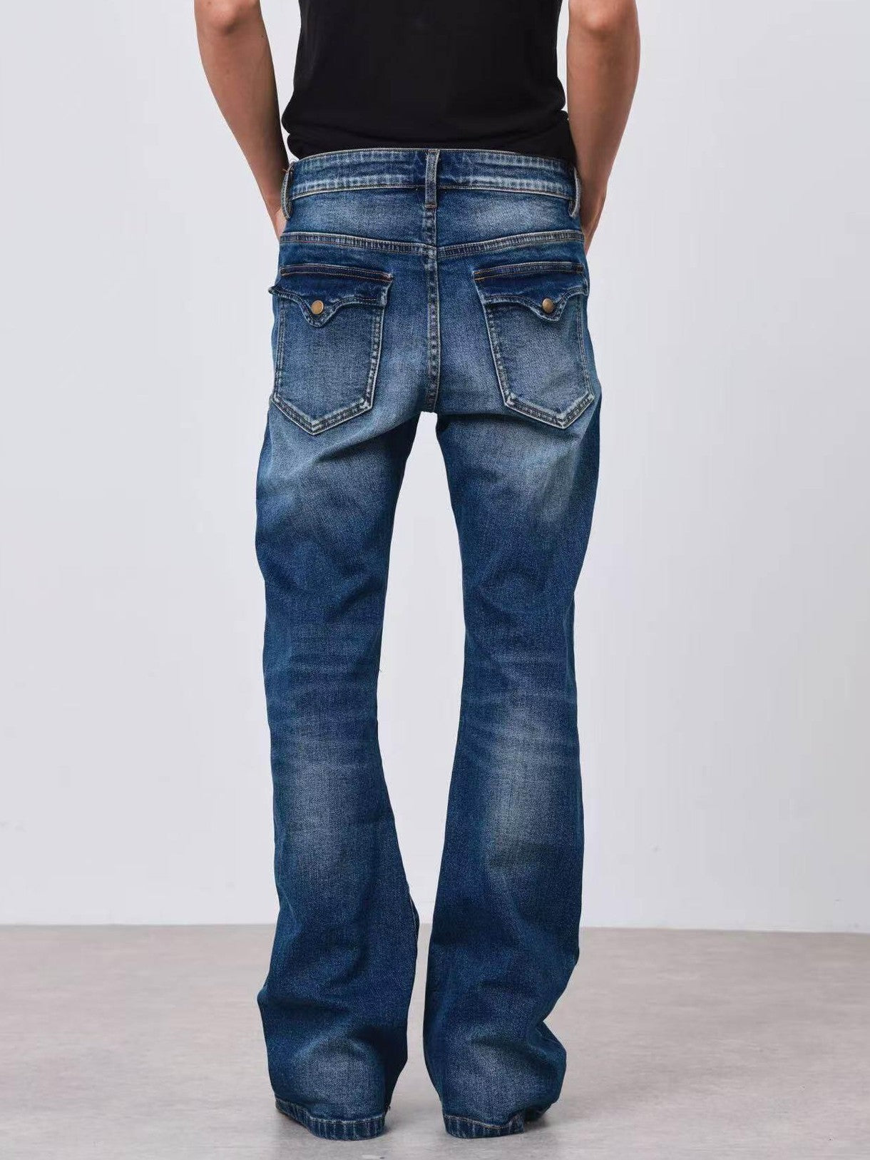 DETW onLine Deep Sea Blue Washed Distressed Slim Fit Women&