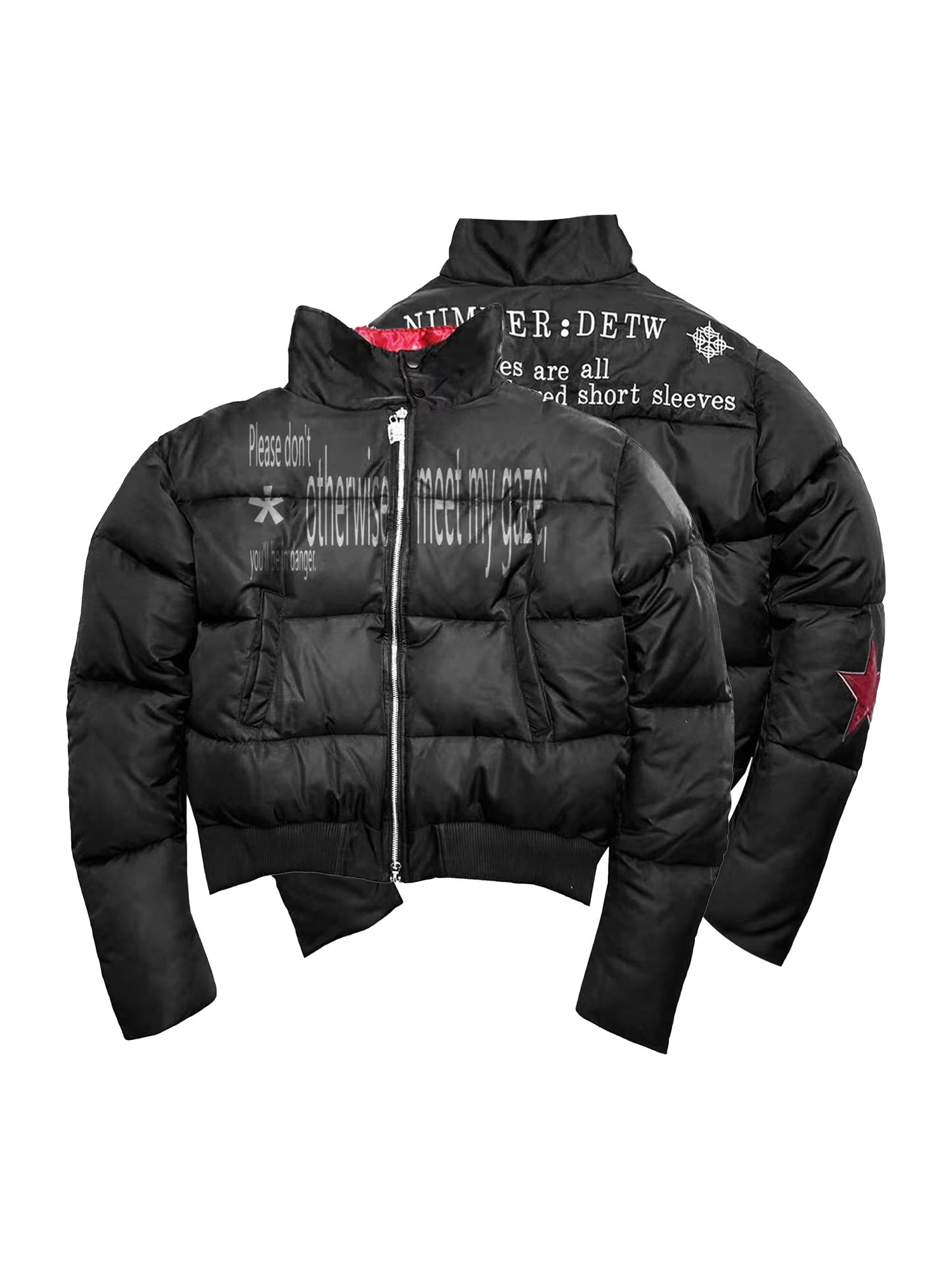 DETW_onLine_Embroidered_Red_Star_Armored_Curved_Blade_Sleeve_Women&