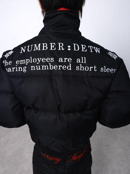 DETW onLine Embroidered Red Star Armored Curved Blade Sleeve Women&