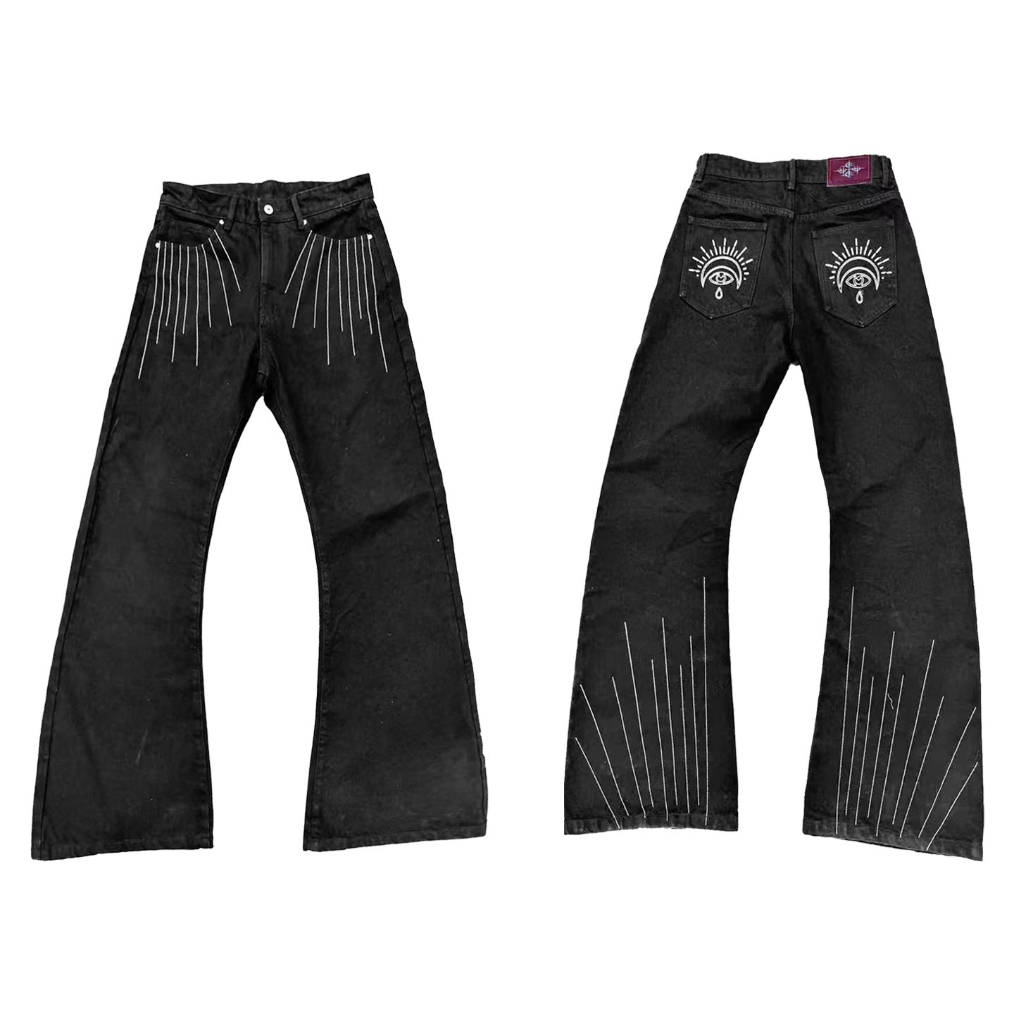 DETW_onLine_Gods_Eye_Washed_Black_3d_Machine_Embroidery_Women&