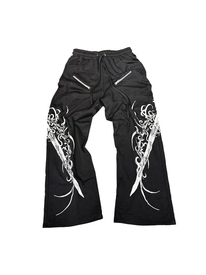 DETW_onLine_Gothic_Silver_Foil_Drawstring_Zip_Women&