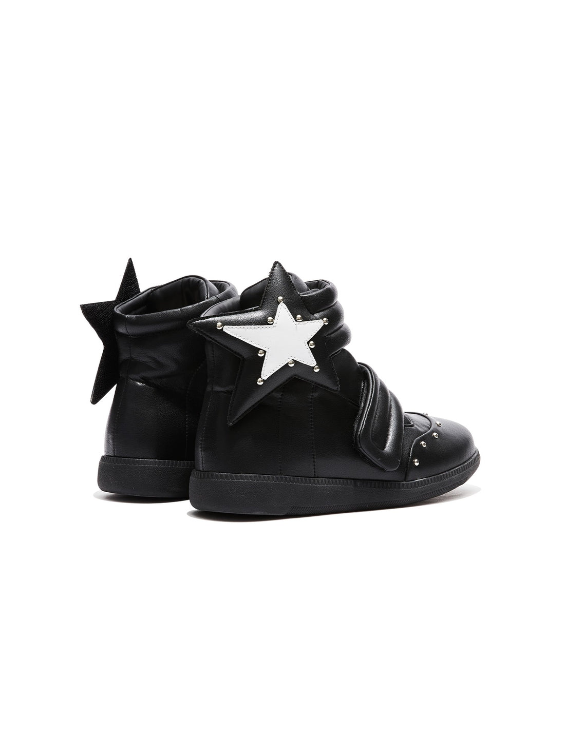 DETW onLine Handpainted Star Rivet Velcro High Top Women&