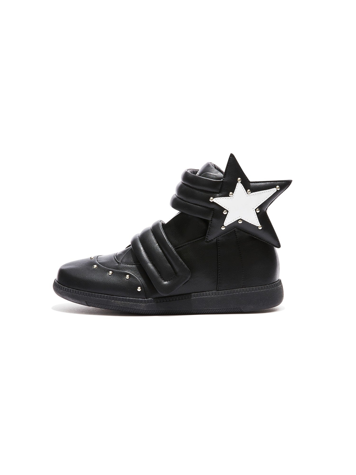 DETW onLine Handpainted Star Rivet Velcro High Top Women&