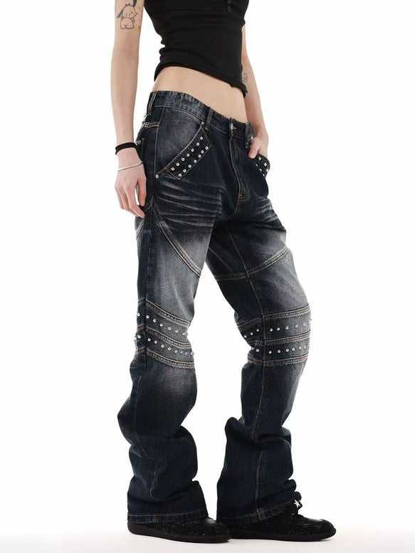 DETW onLine Ice Blue Deconstructed 3d Embroidered Studded Women&