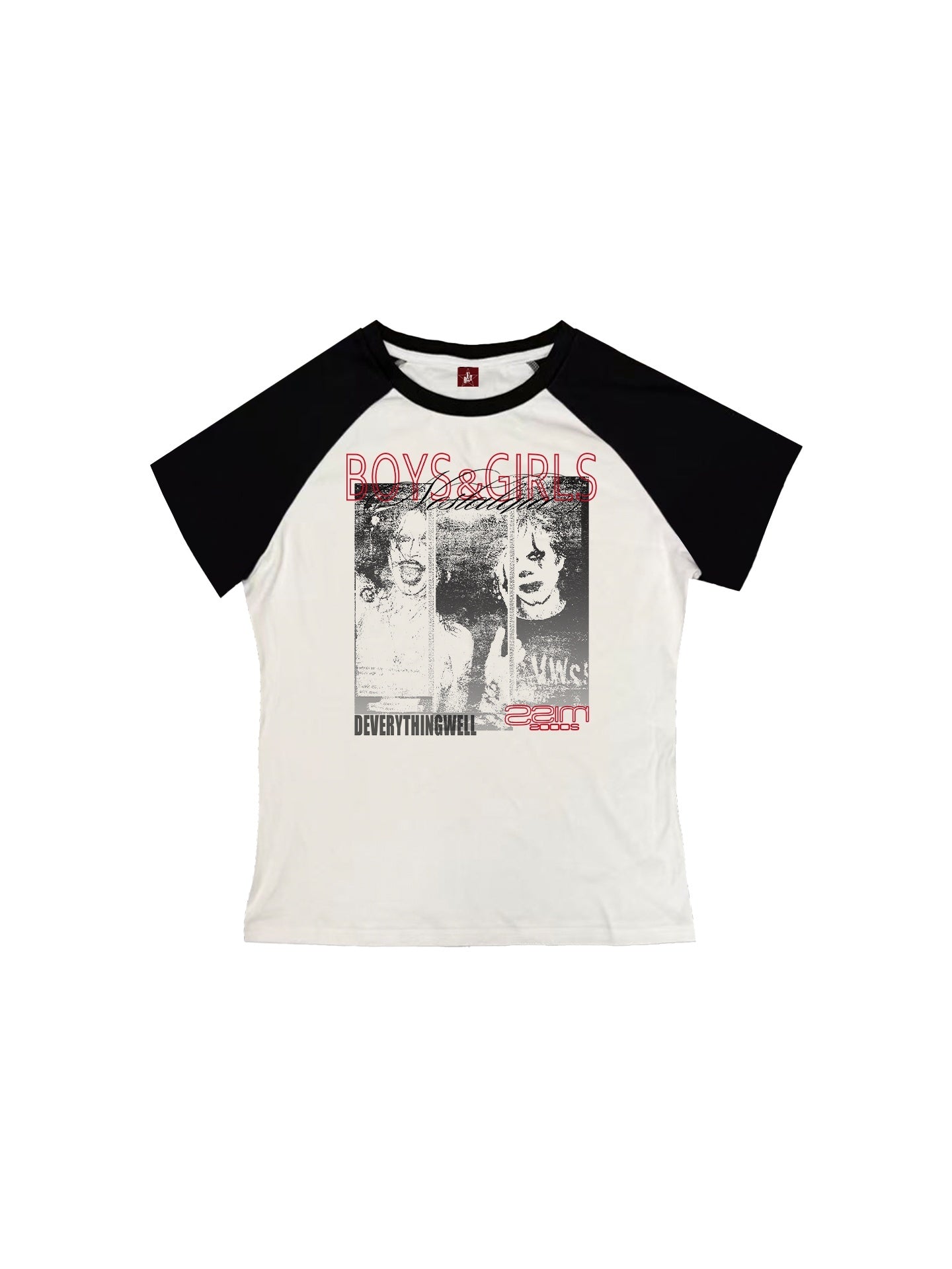 DETW_onLine_Record_Portrait_Print_Black_White_Raglan_Women&