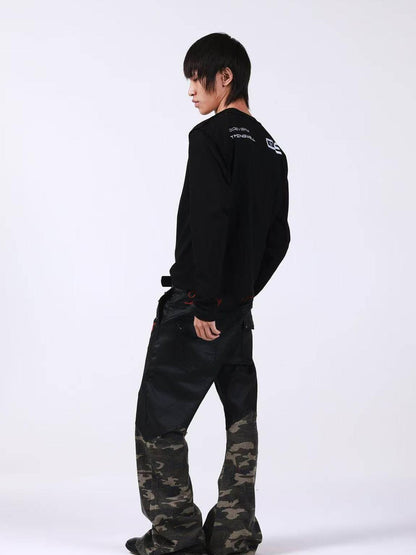 DETW onLine Red Star Reverse Seam Zipper Digital Print Women&