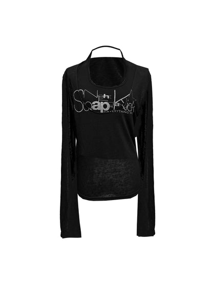 DETW_onLine_Shoulder_Cutout_Foil_Two_Tone_Print_Women&