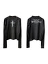 DETW_onLine_Skull_Cross_Slogan_Print_Slim_Women&