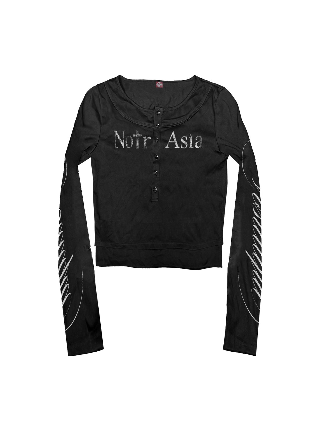 DETW_onLine_Skull_Distressed_Print_Double_Collar_Women&