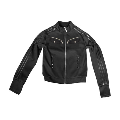 DETW_onLine_Skull_Script_Woven_Tape_Studded_Stand_Collar_Women&