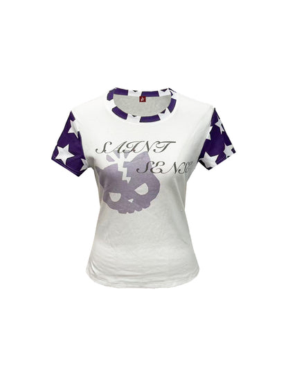 DETW_onLine_Skull_Star_Colorblock_Slimming_Women&