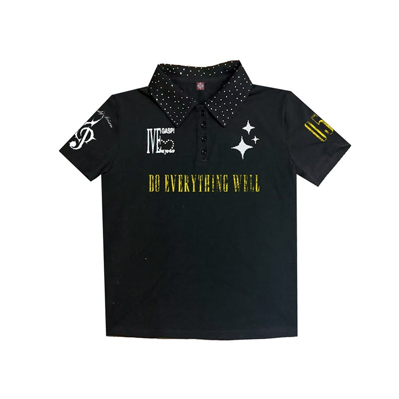 DETW_onLine_Sparkle_Rhinestone_Digital_Print_Polo_Women&