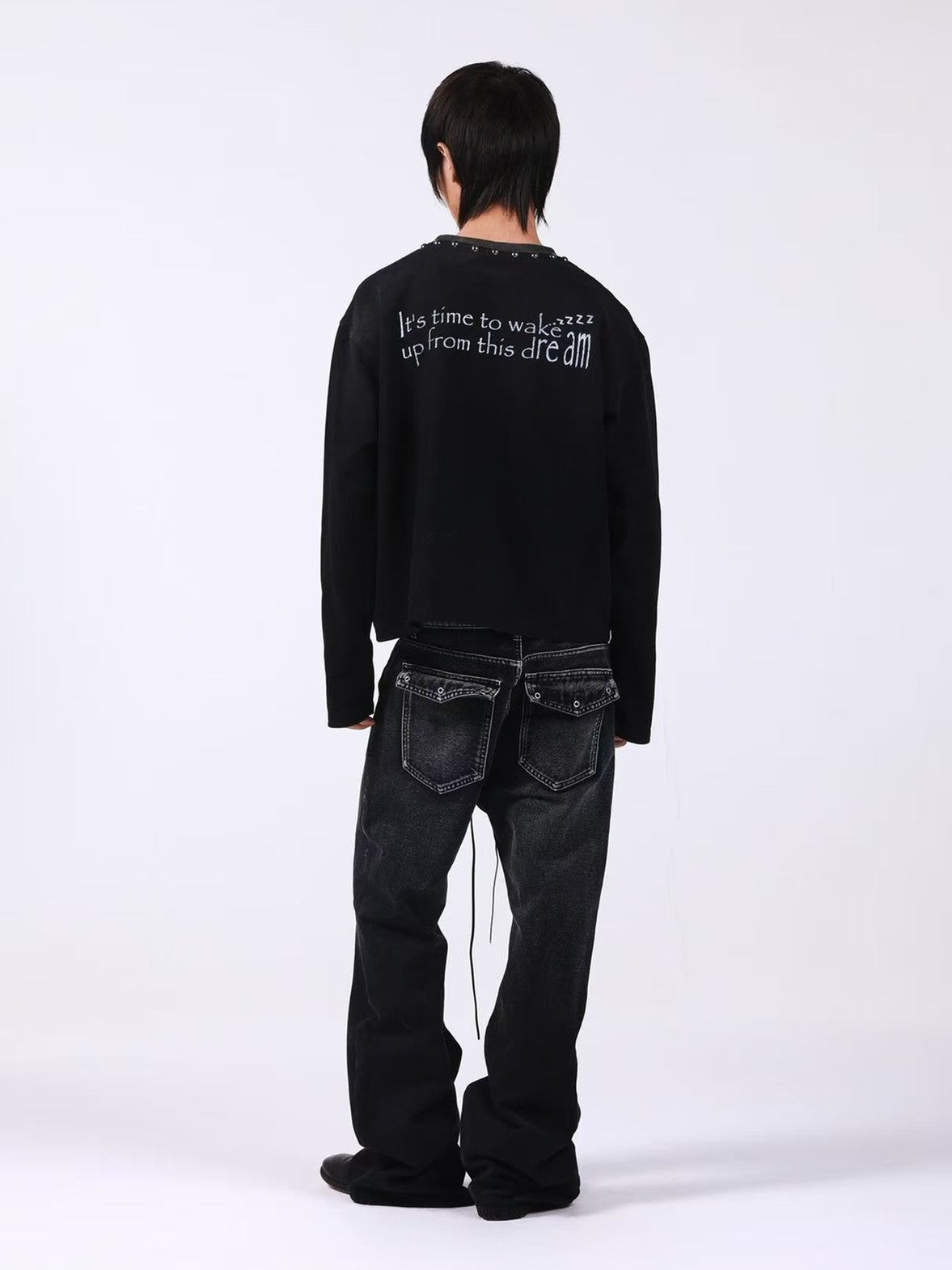 DETW onLine Sun Bleached Riveted Drawstring Stacked A Line Women&