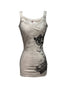 DETW_onLine_Washed_Cross_Distressed_Gothic_Lace_V-neck_Waist_Slimming_Women&