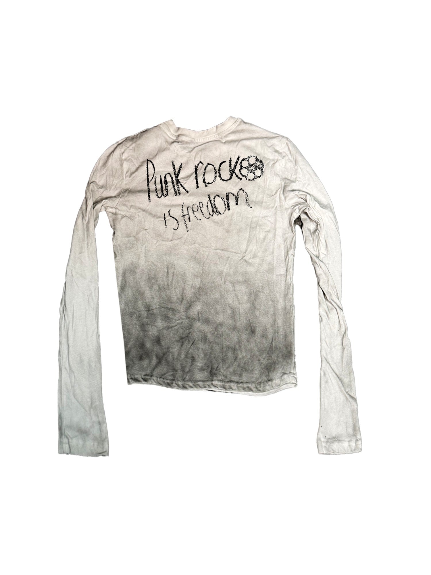 DETW onLine Washed Distressed Double Gun Print Women&