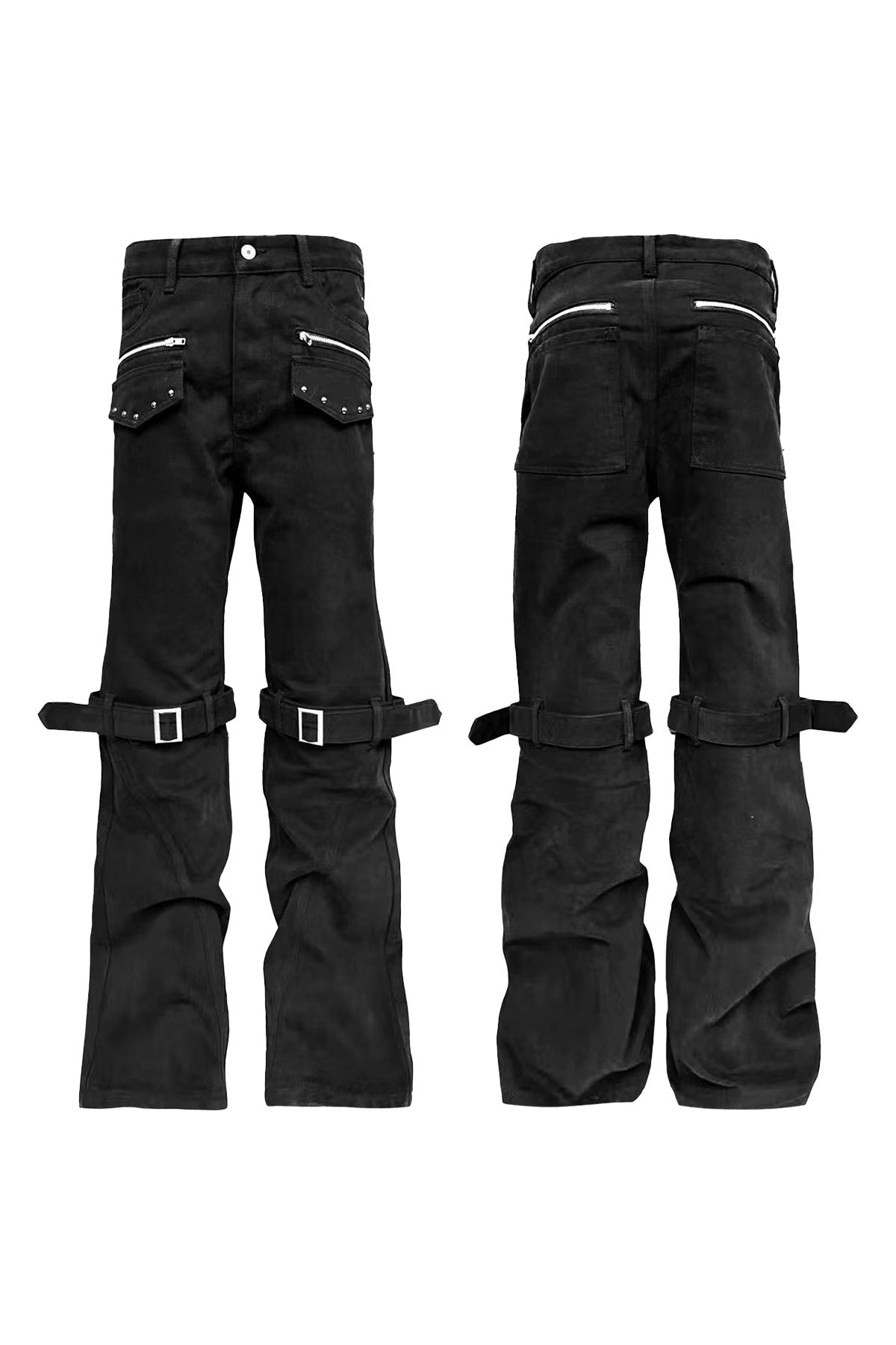 DETW_onLine_Washed_Metal_Zip_Adjustable_Strap_3d_Cut_Women&