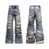 DETW_onLine_Washed_Red_Plaid_Ripped_Mid_Rise_Slimming_Women&