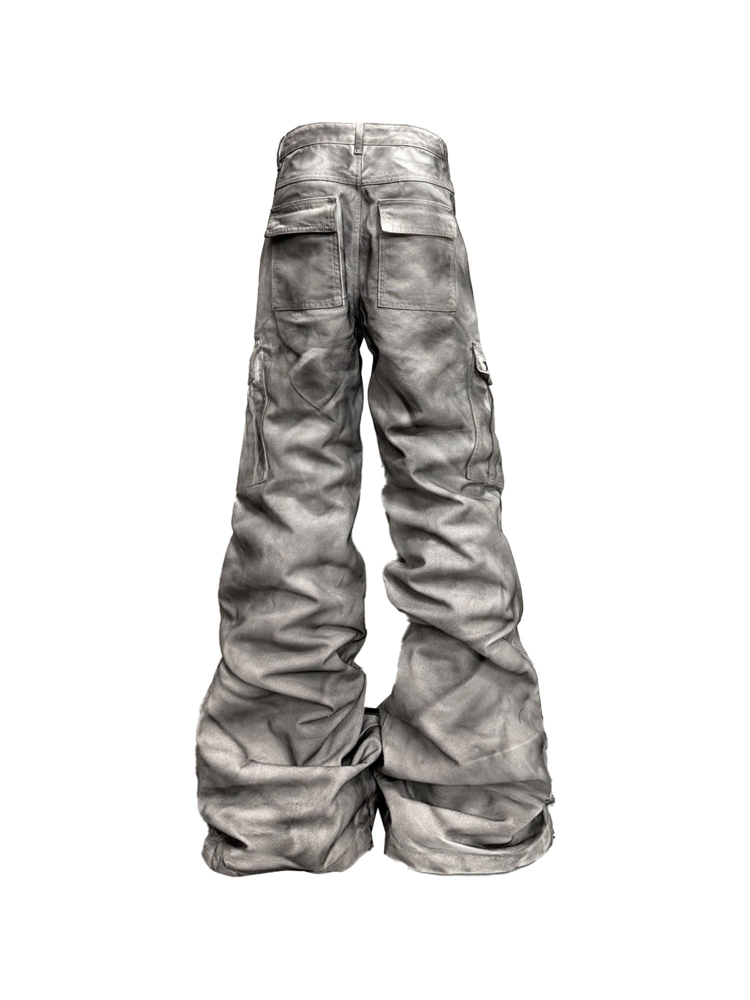 DETW onLine Washed Spray Star Print Shaped Pocket Women&
