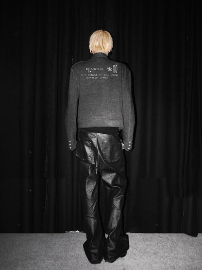 DETW online Asymmetric Zip Bionic Silk Jacket