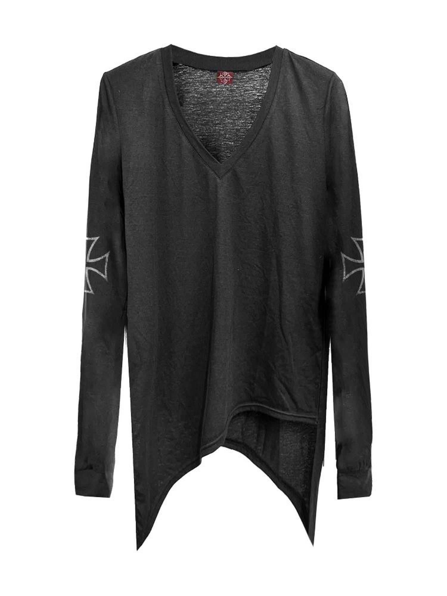 DETW online Dark Tailored V-neck Long Sleeve